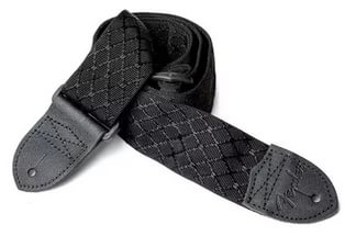 

Nylon Jacquard Strap, 2` Black Satin Diamond, Черный